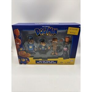 Dog Man Movie Action Figures Multipack Set, Includes 2.5 Inch Scale Figures T19